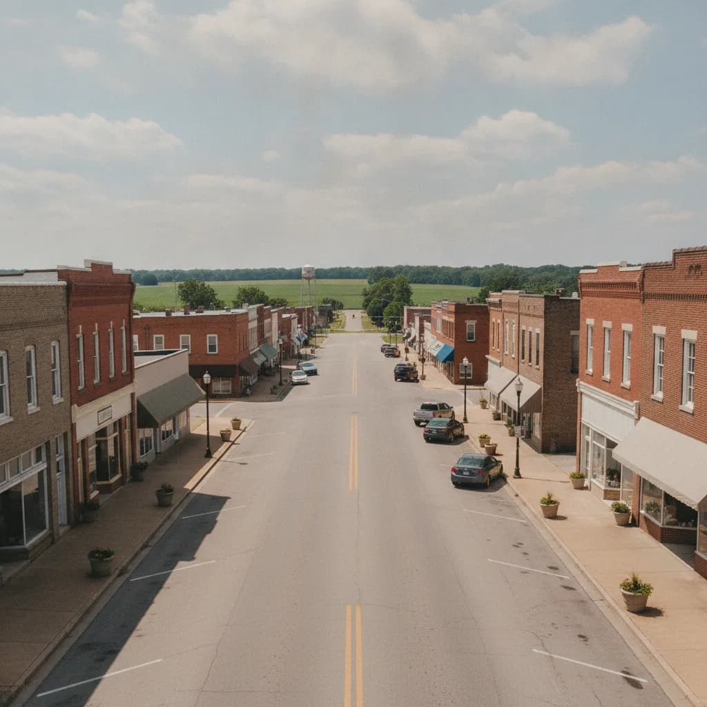 View of Dumas, AR