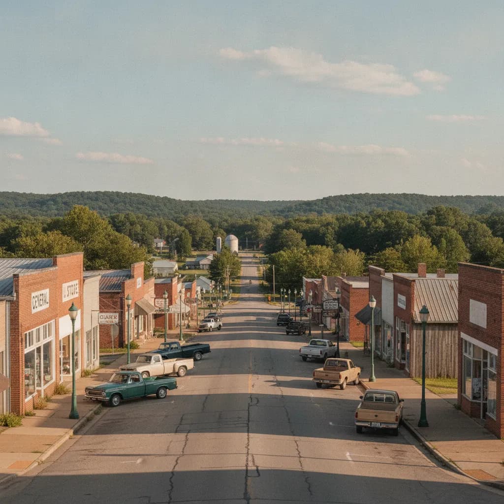 View of East End, AR