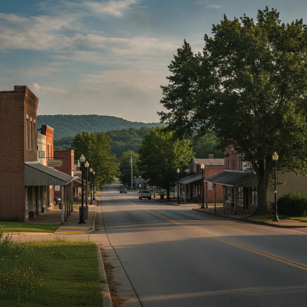 View of Elkins, AR