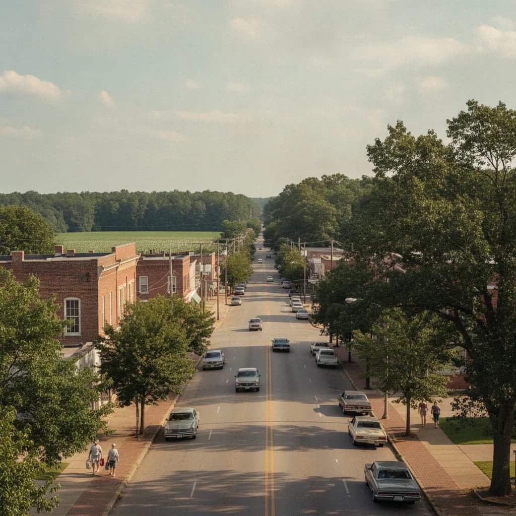 View of Forrest City, AR