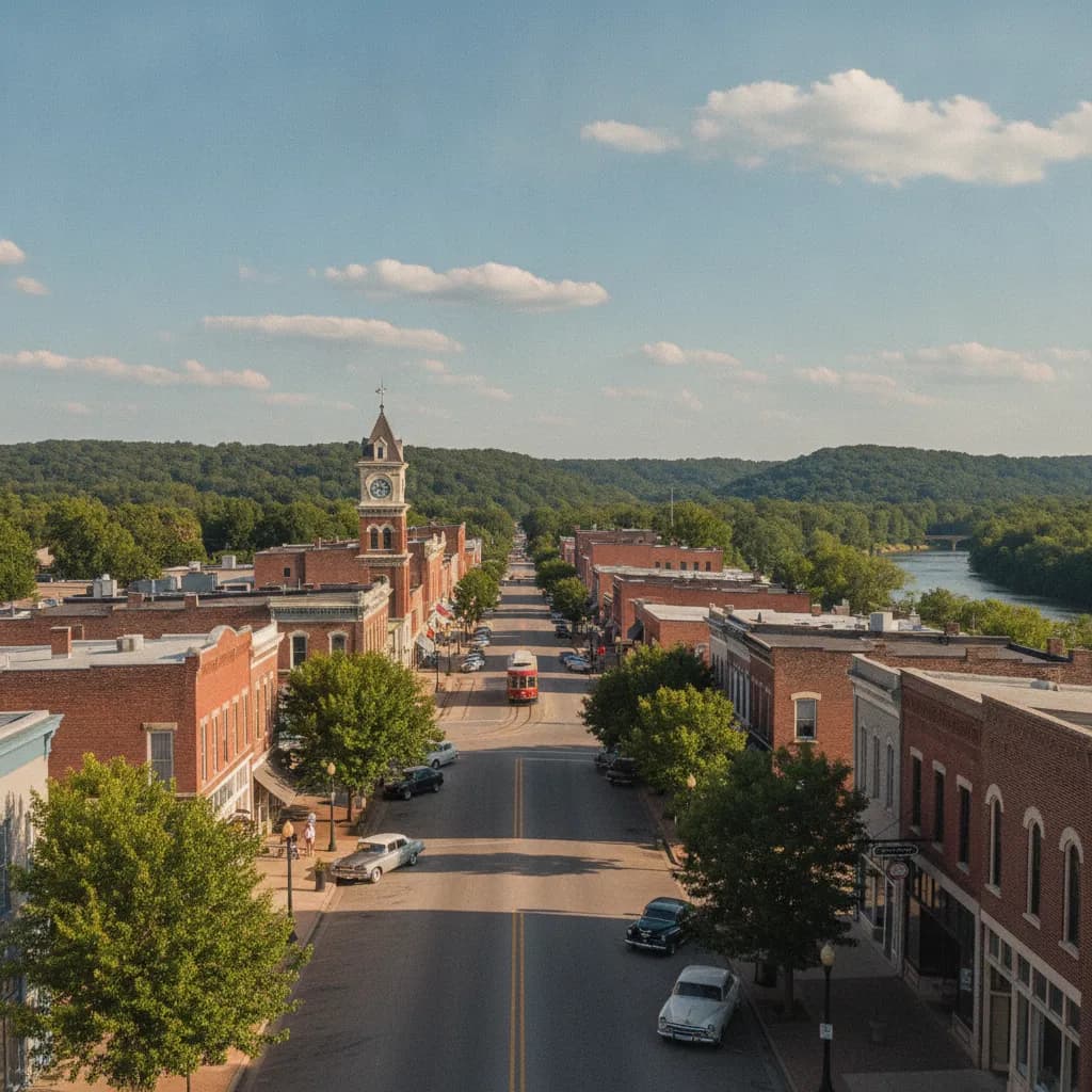 View of Fort Smith, AR