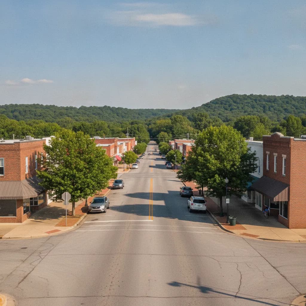View of Greenbrier, AR