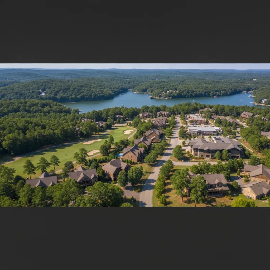 View of Hot Springs Village, AR