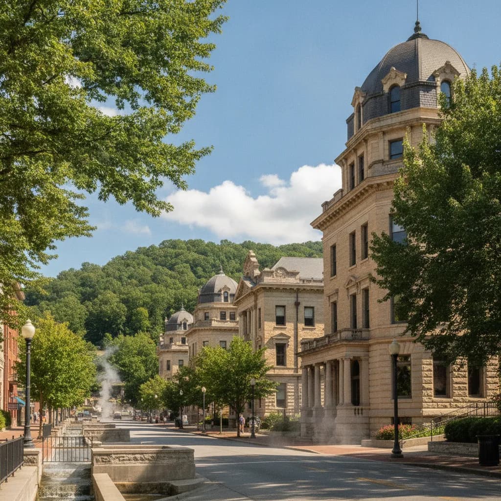 View of Hot Springs, AR