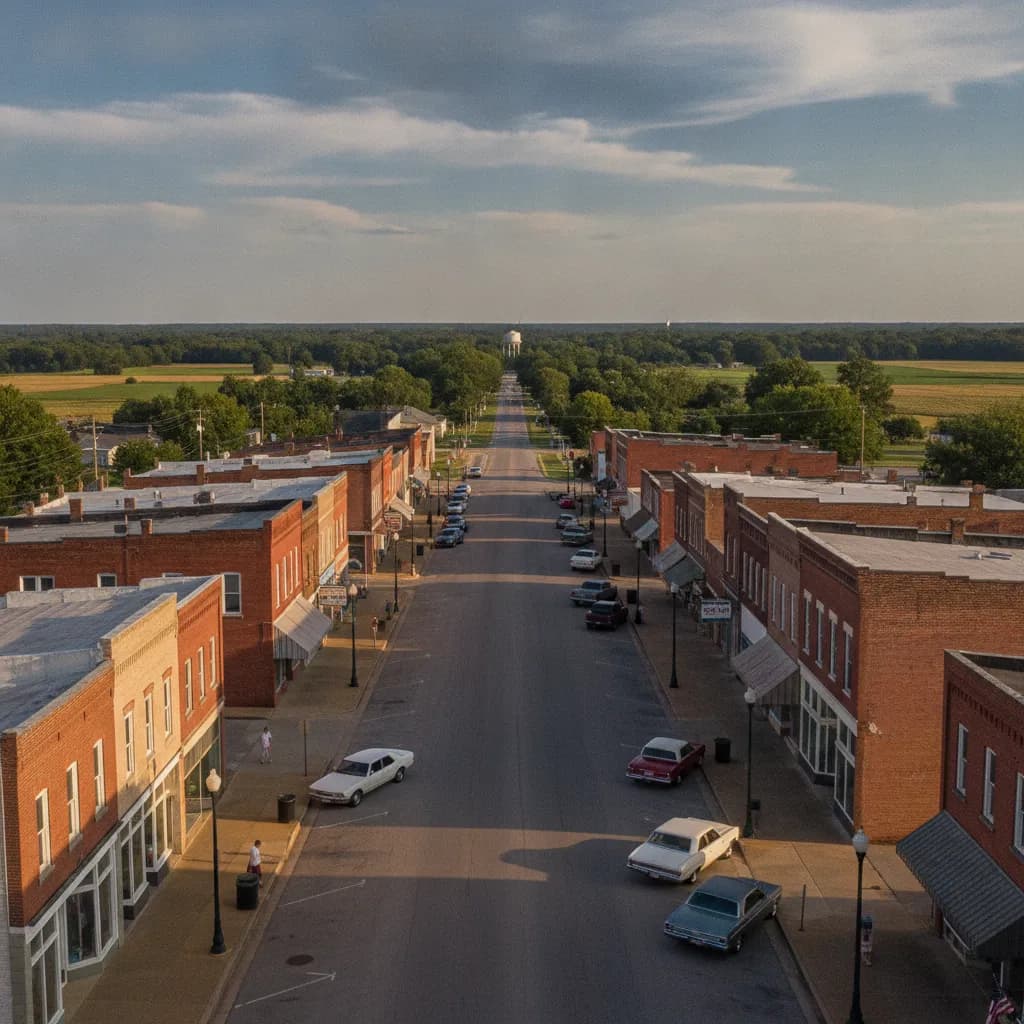 View of McGehee, AR