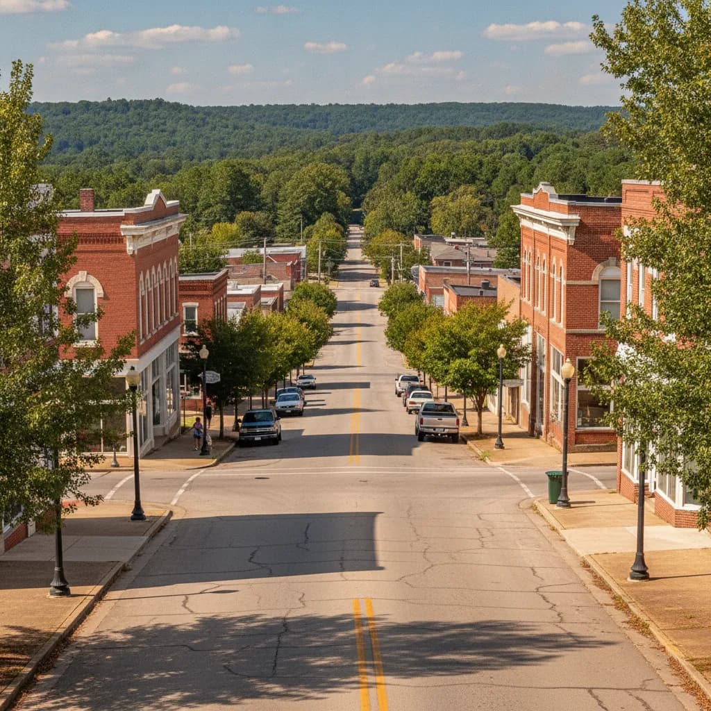 View of Monticello, AR