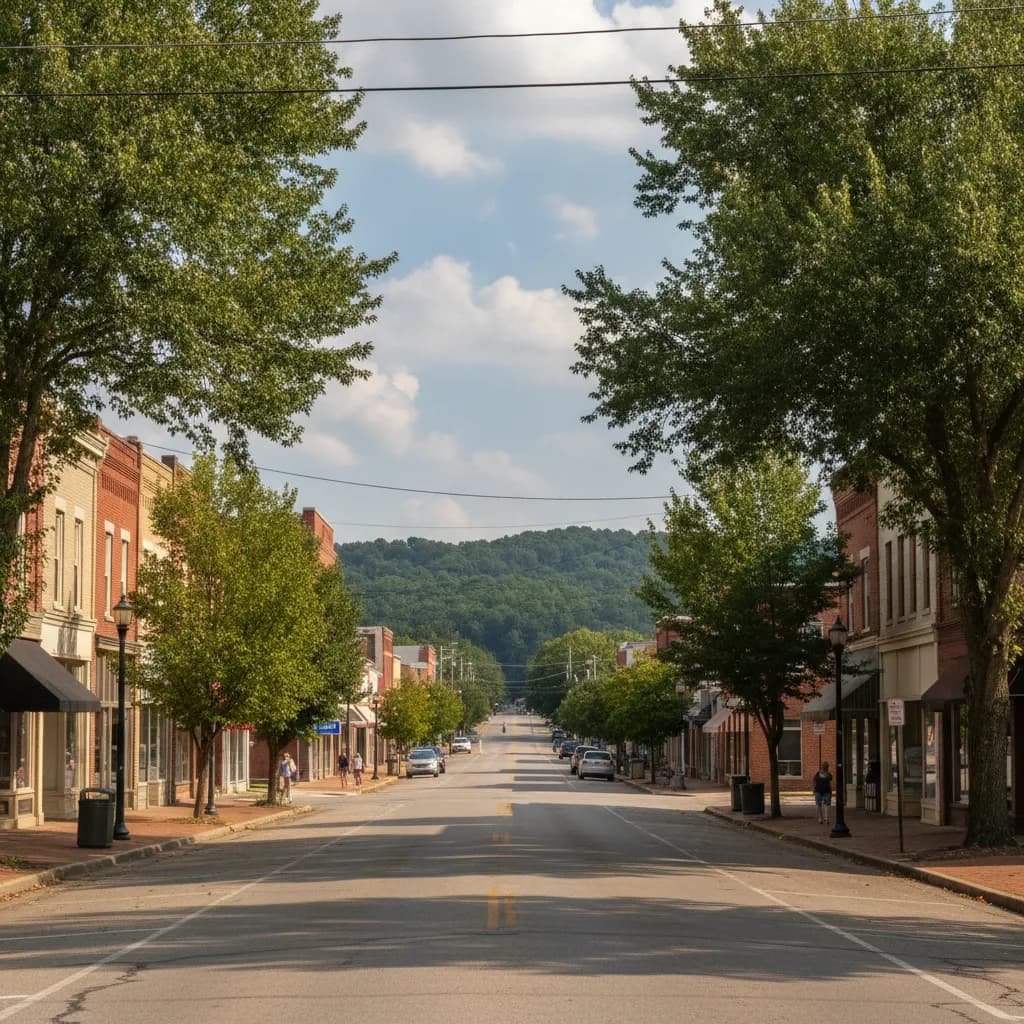 View of Morrilton, AR