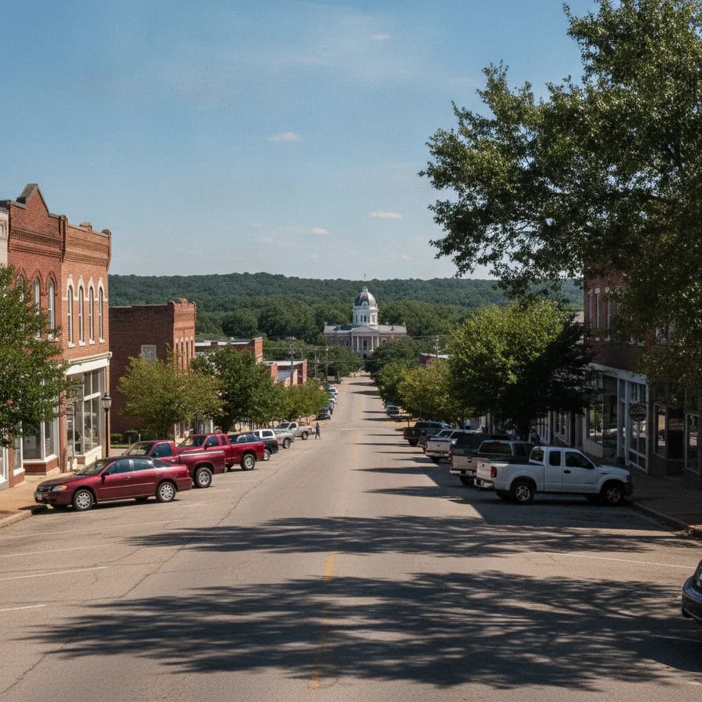View of Osceola, AR