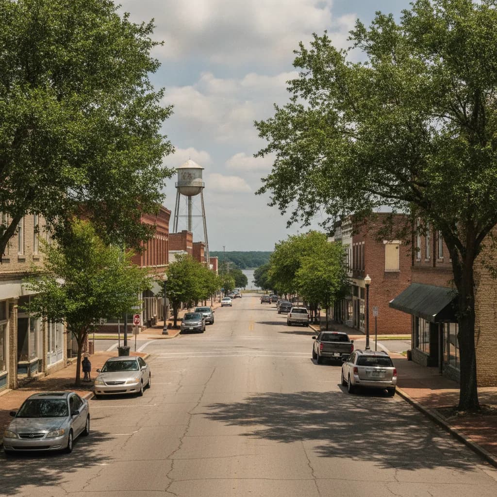 View of Pine Bluff, AR