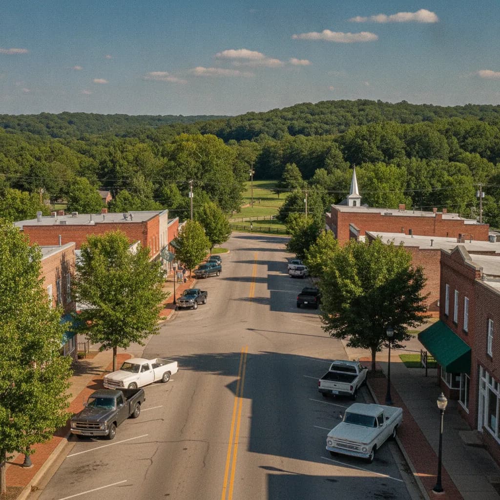 View of Prairie Grove, AR