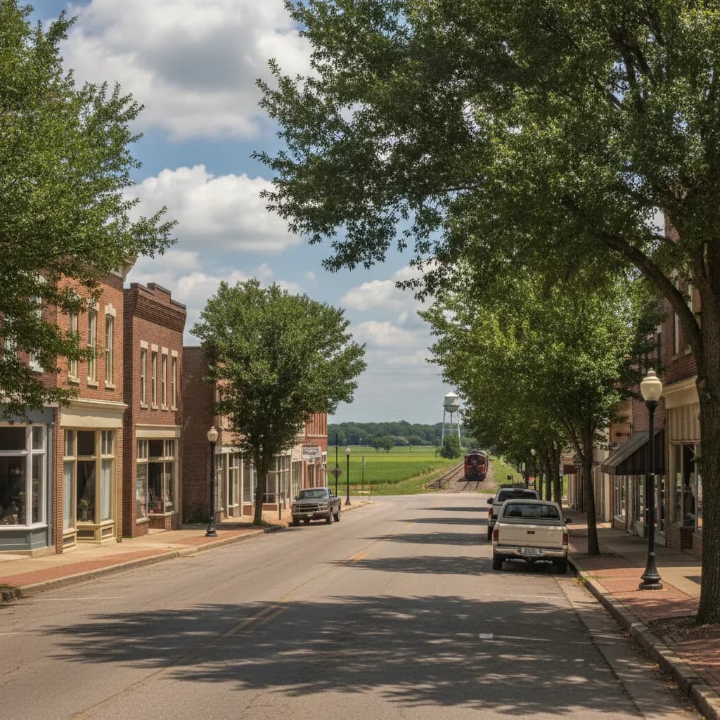 View of Stuttgart, AR