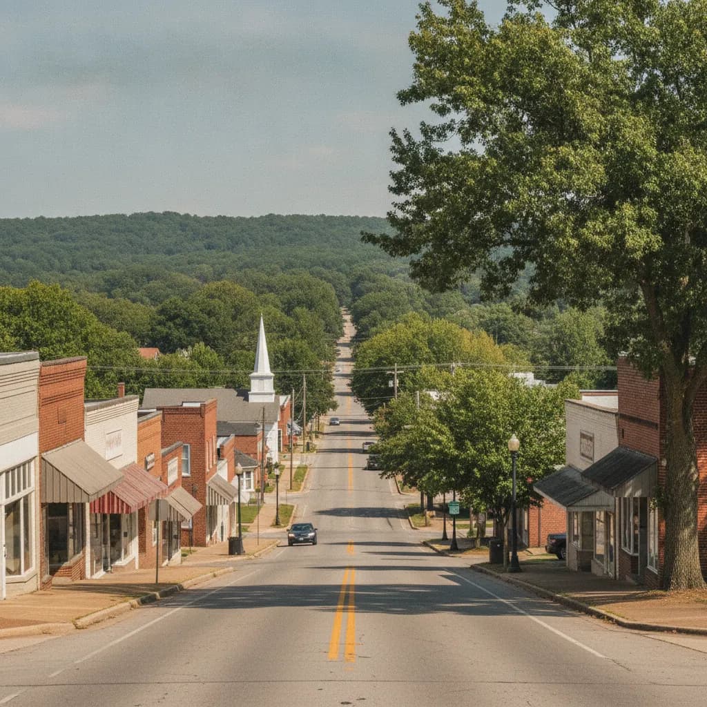 View of Tontitown, AR