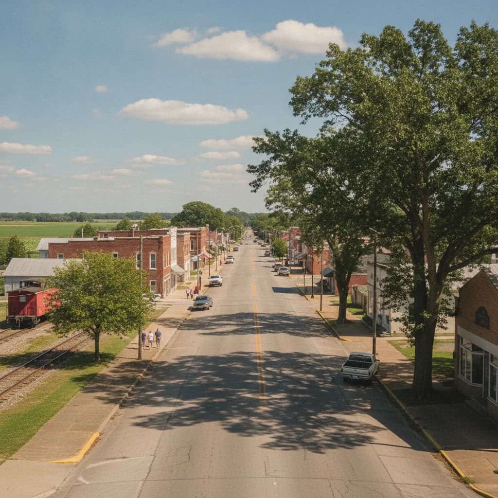 View of Trumann, AR