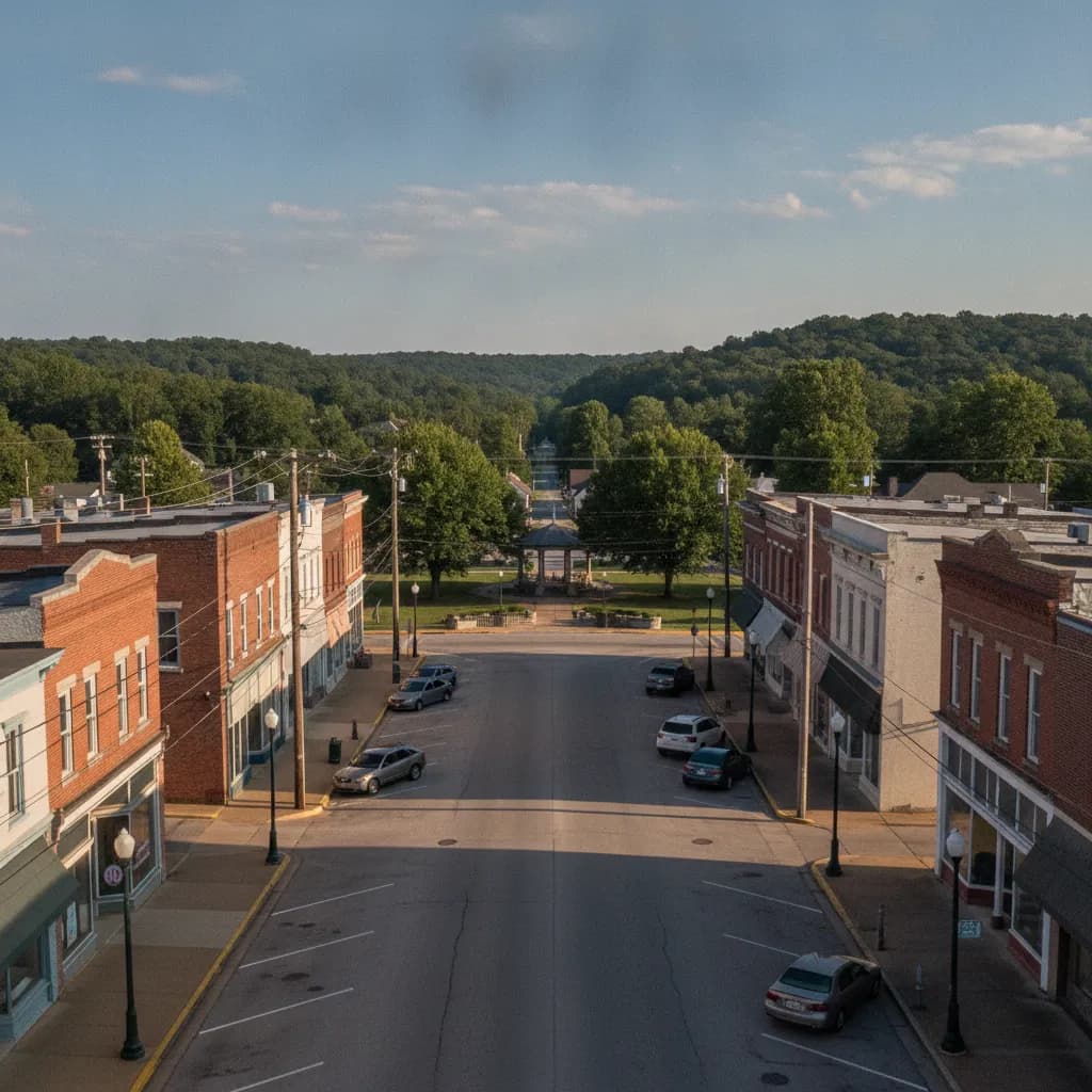View of Walnut Ridge, AR