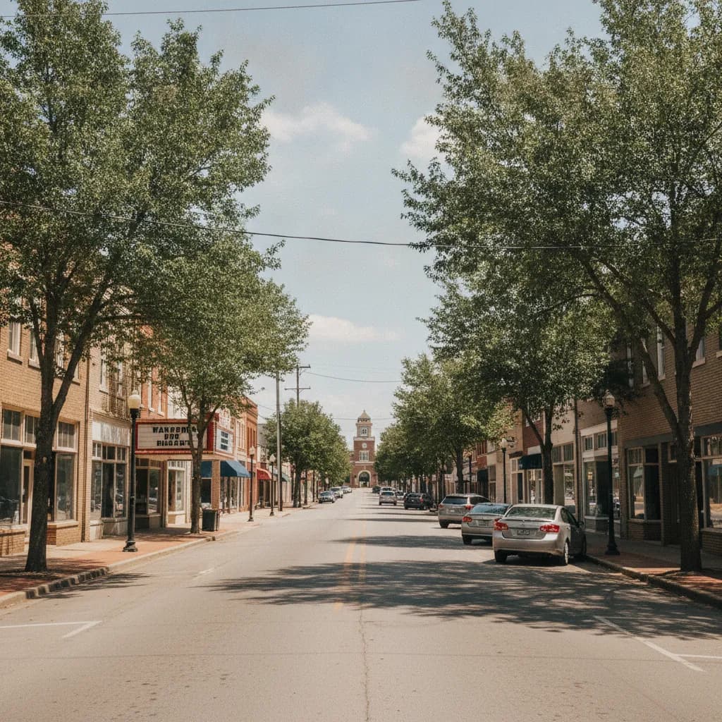 View of Warren, AR
