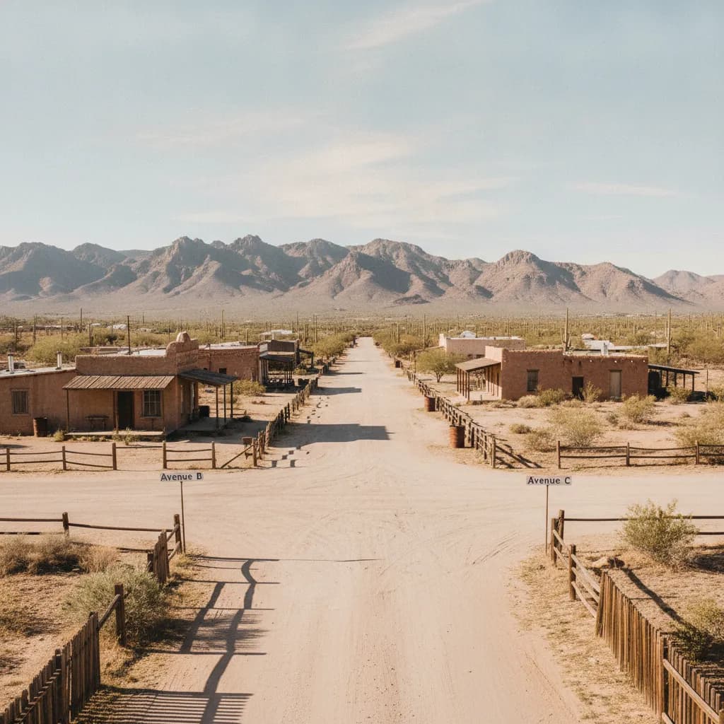View of Avenue B and C, AZ