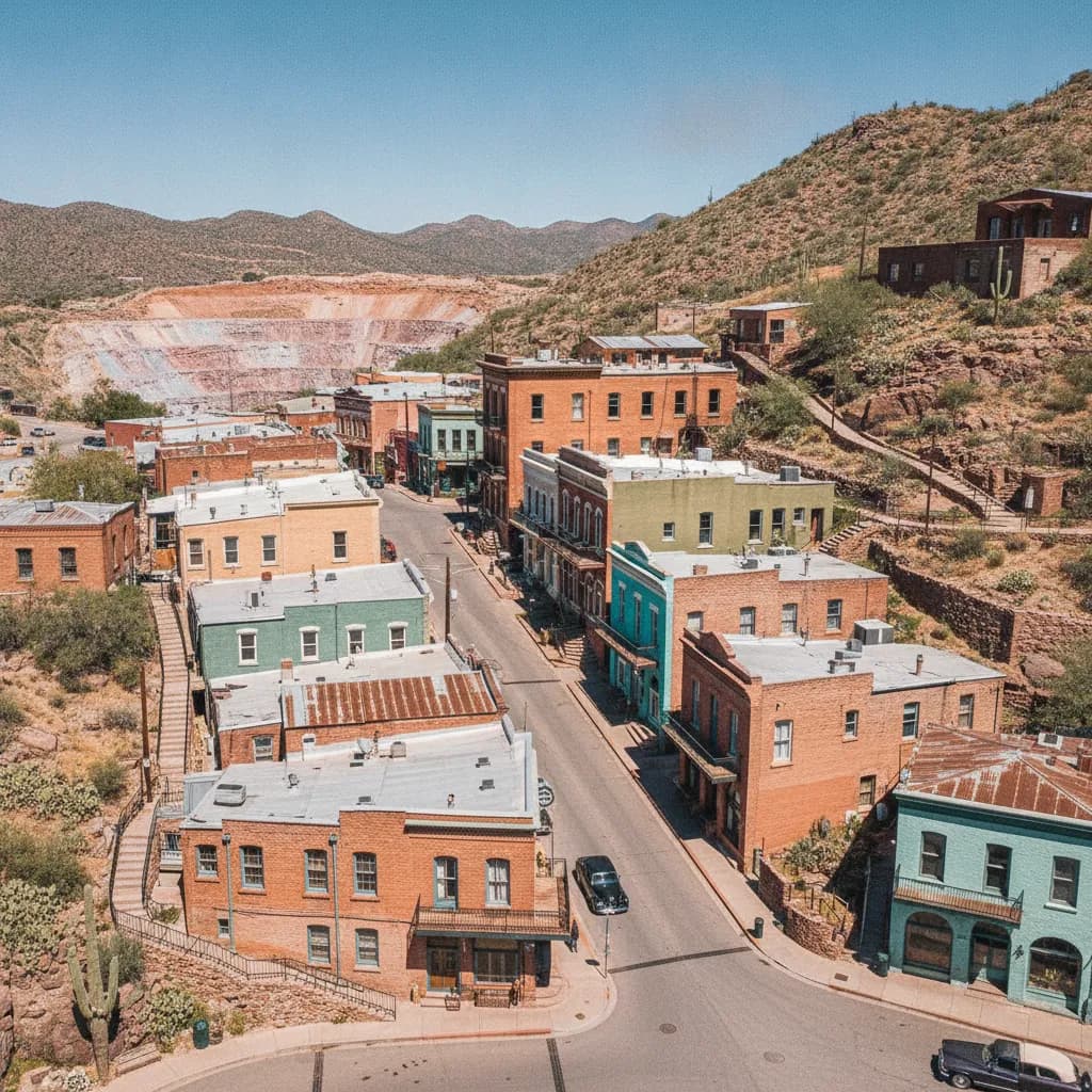 View of Bisbee, AZ
