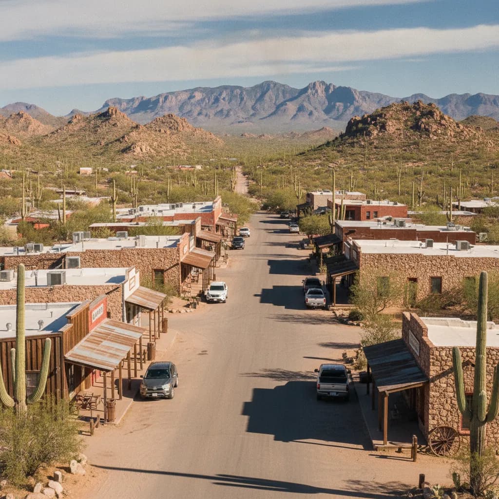 View of Cave Creek, AZ