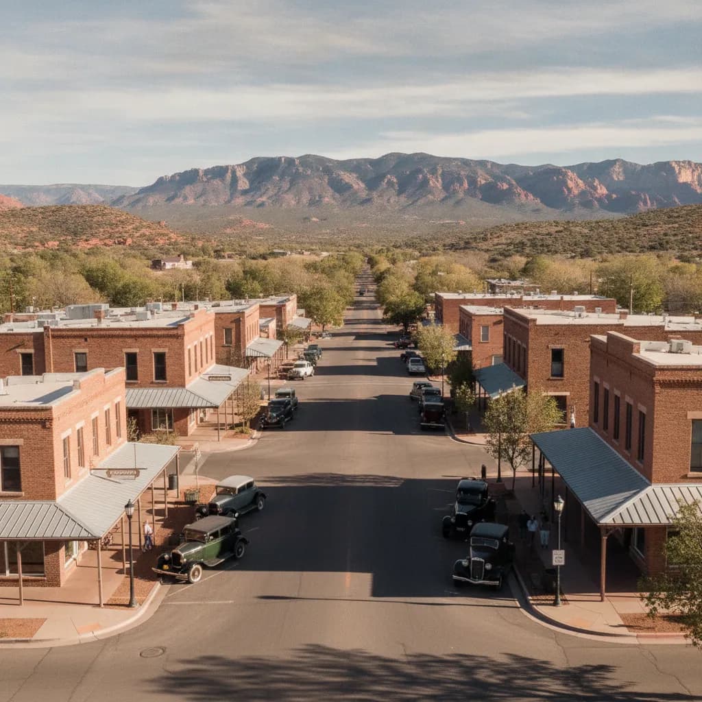 View of Clarkdale, AZ