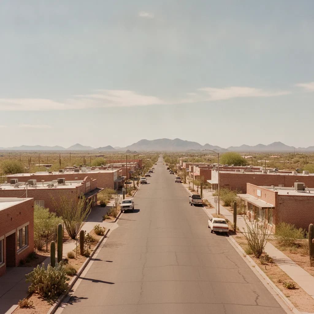 View of Eloy, AZ