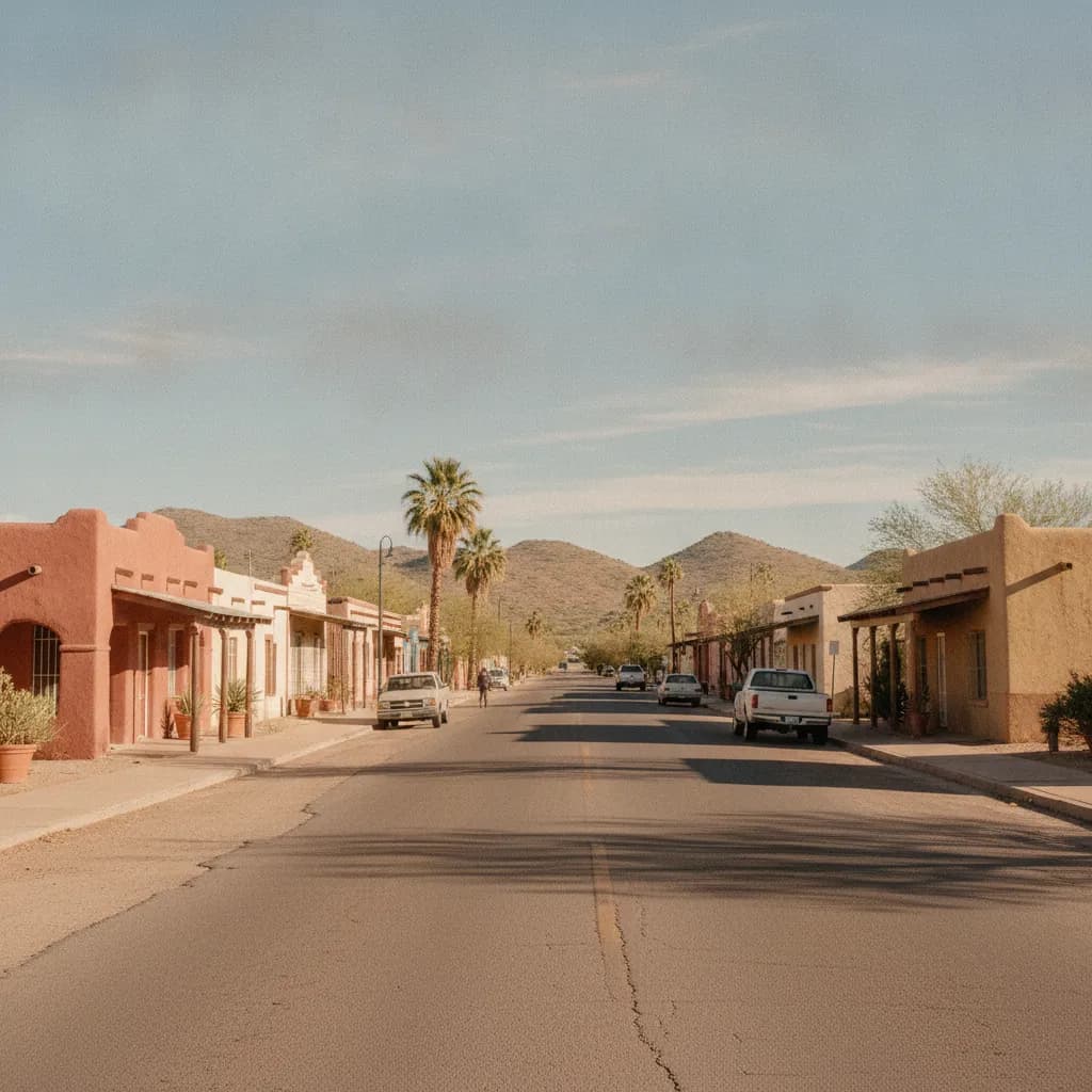 View of Guadalupe, AZ