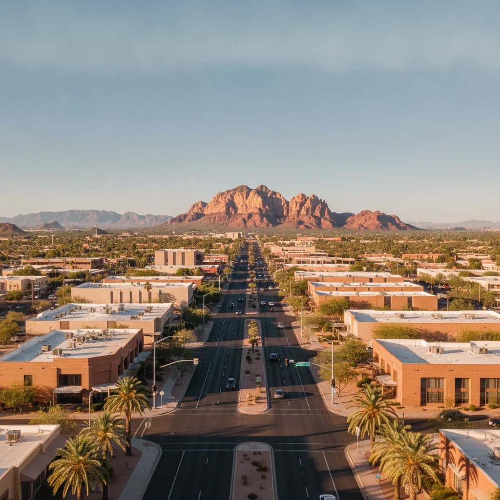 View of Mesa, AZ