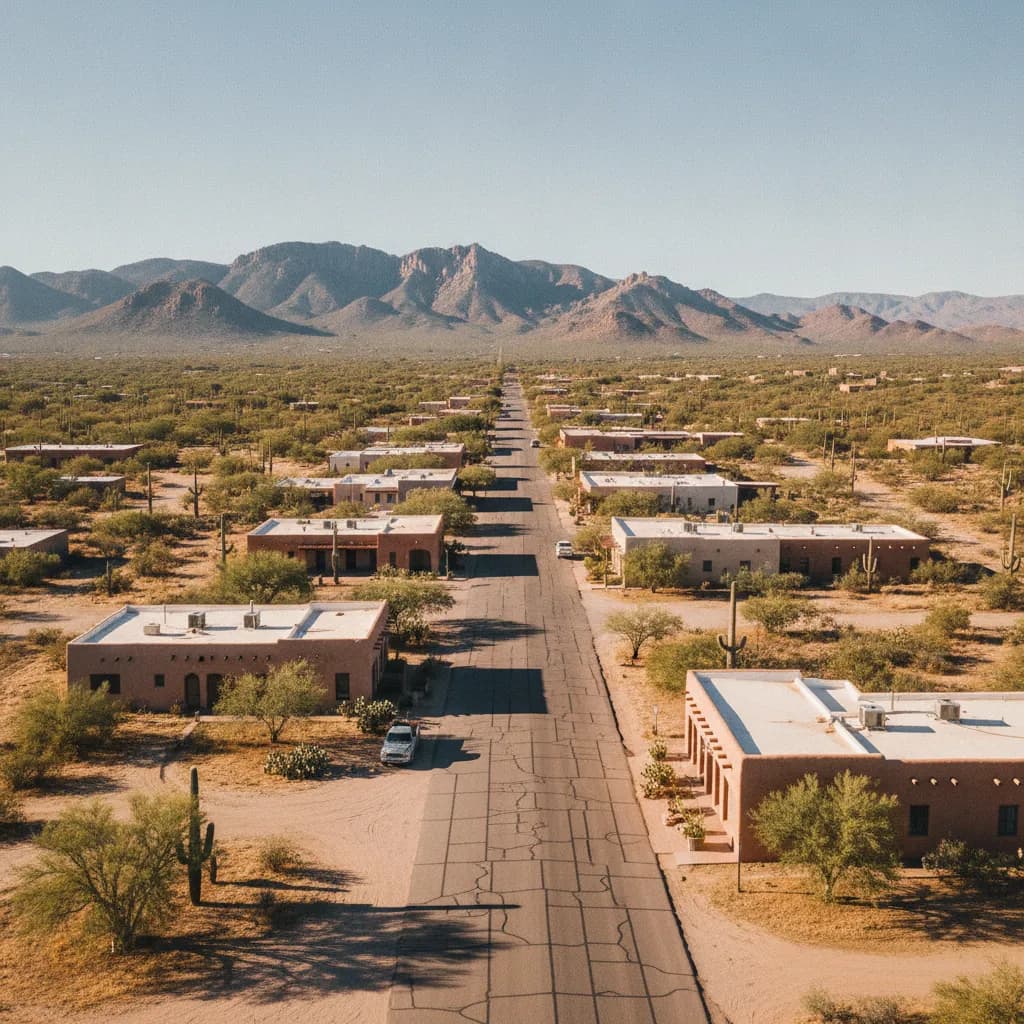View of Rincon Valley, AZ