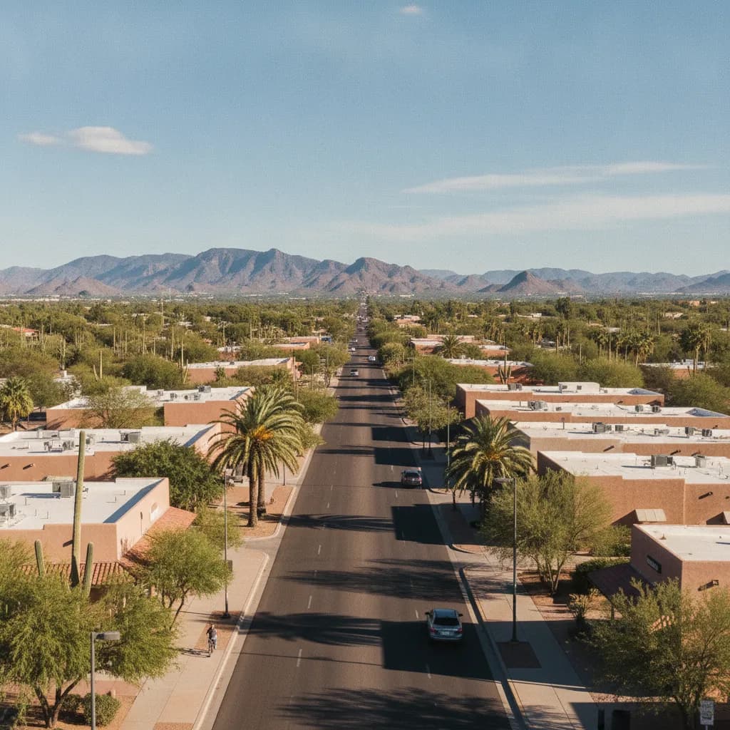 View of Sahuarita, AZ