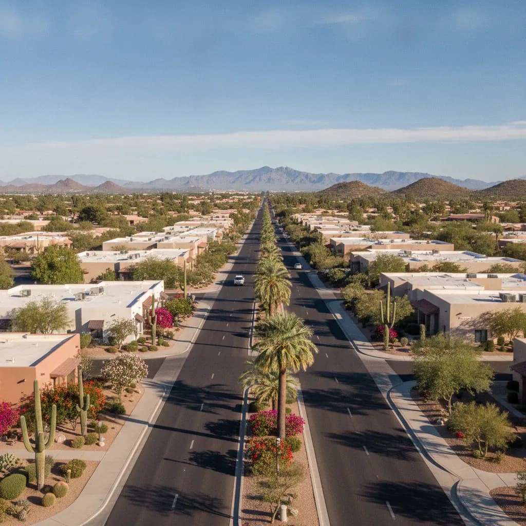 View of Sun City West, AZ