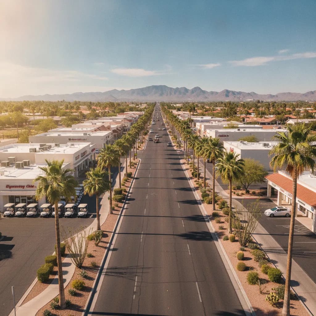View of Sun City, AZ