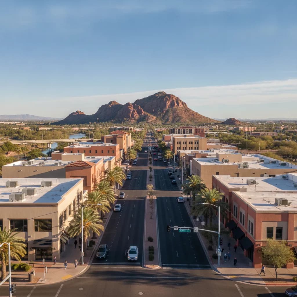 View of Tempe, AZ