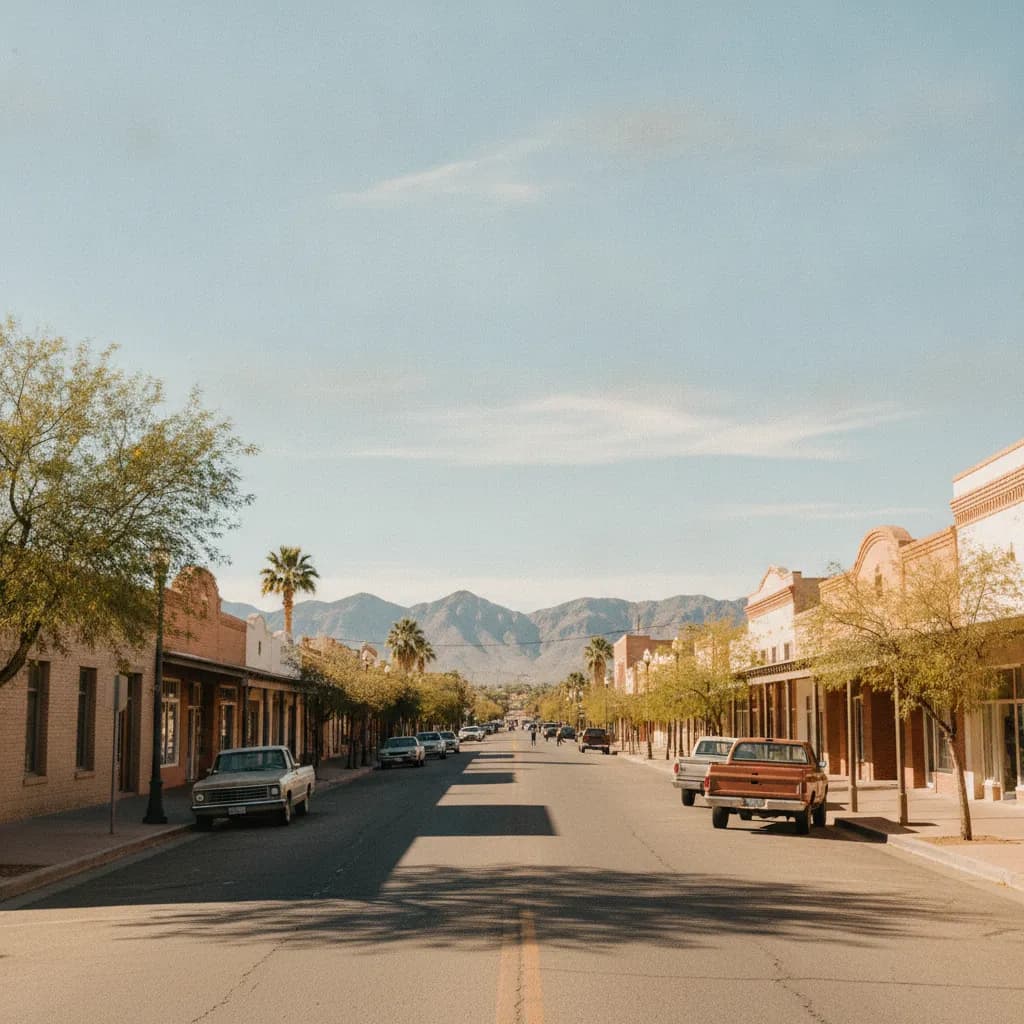 View of Yuma, AZ
