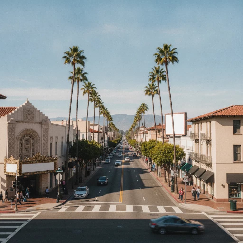 View of Anaheim, CA