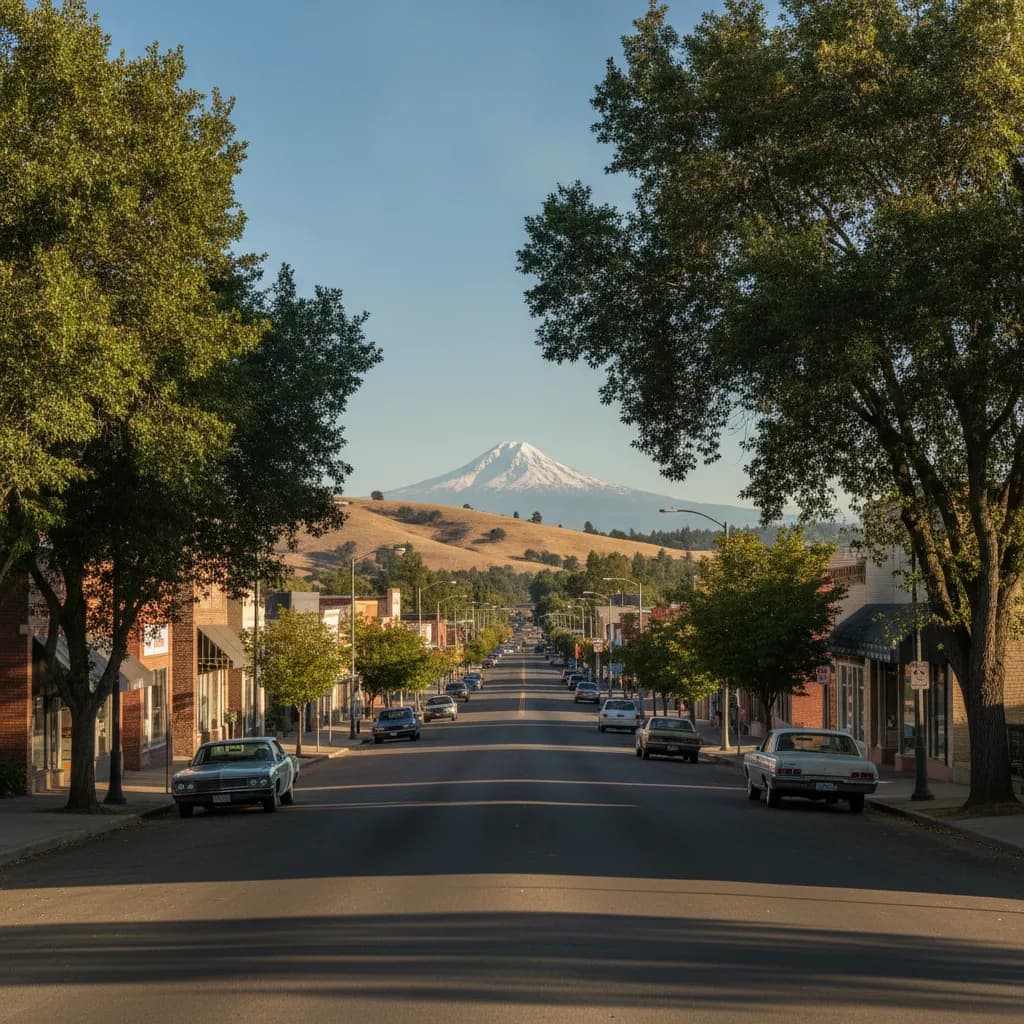 View of Anderson, CA