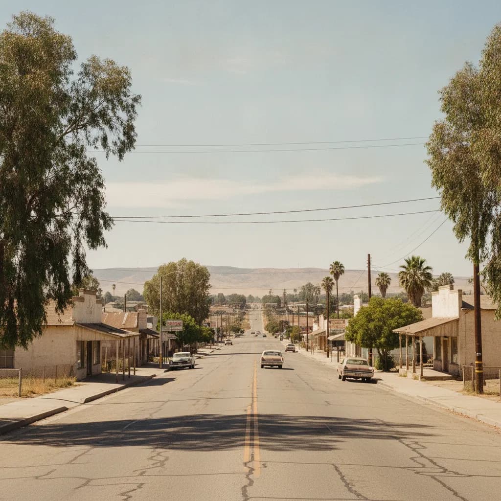 View of Armona, CA