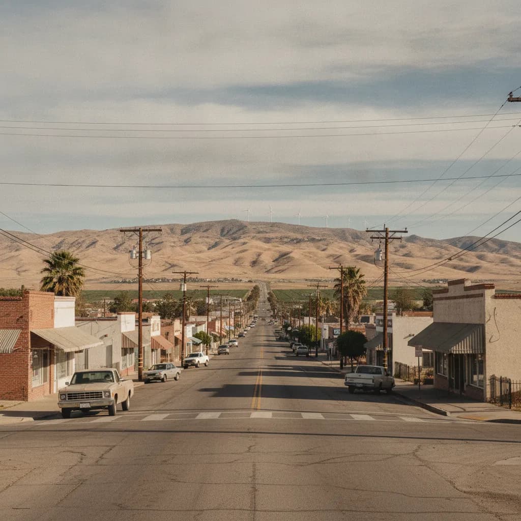 View of Arvin, CA