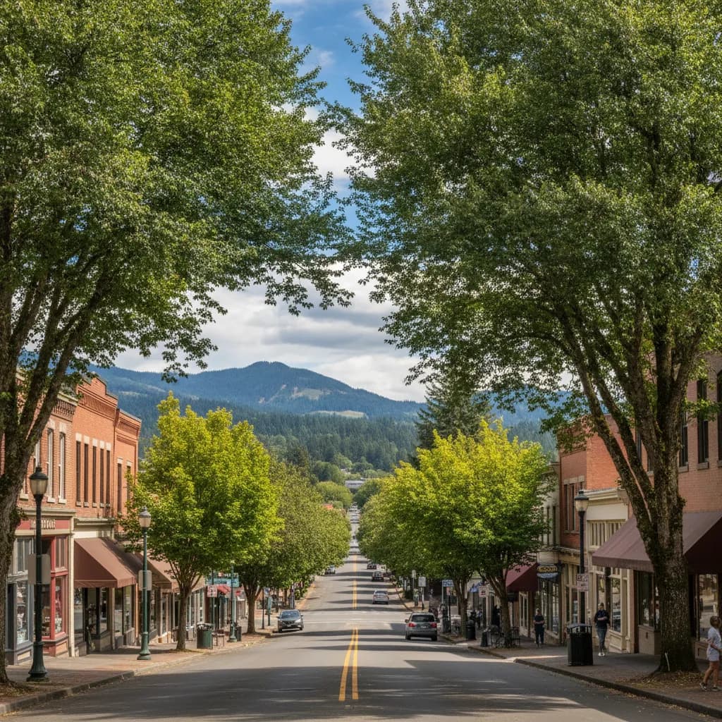 View of Ashland, CA