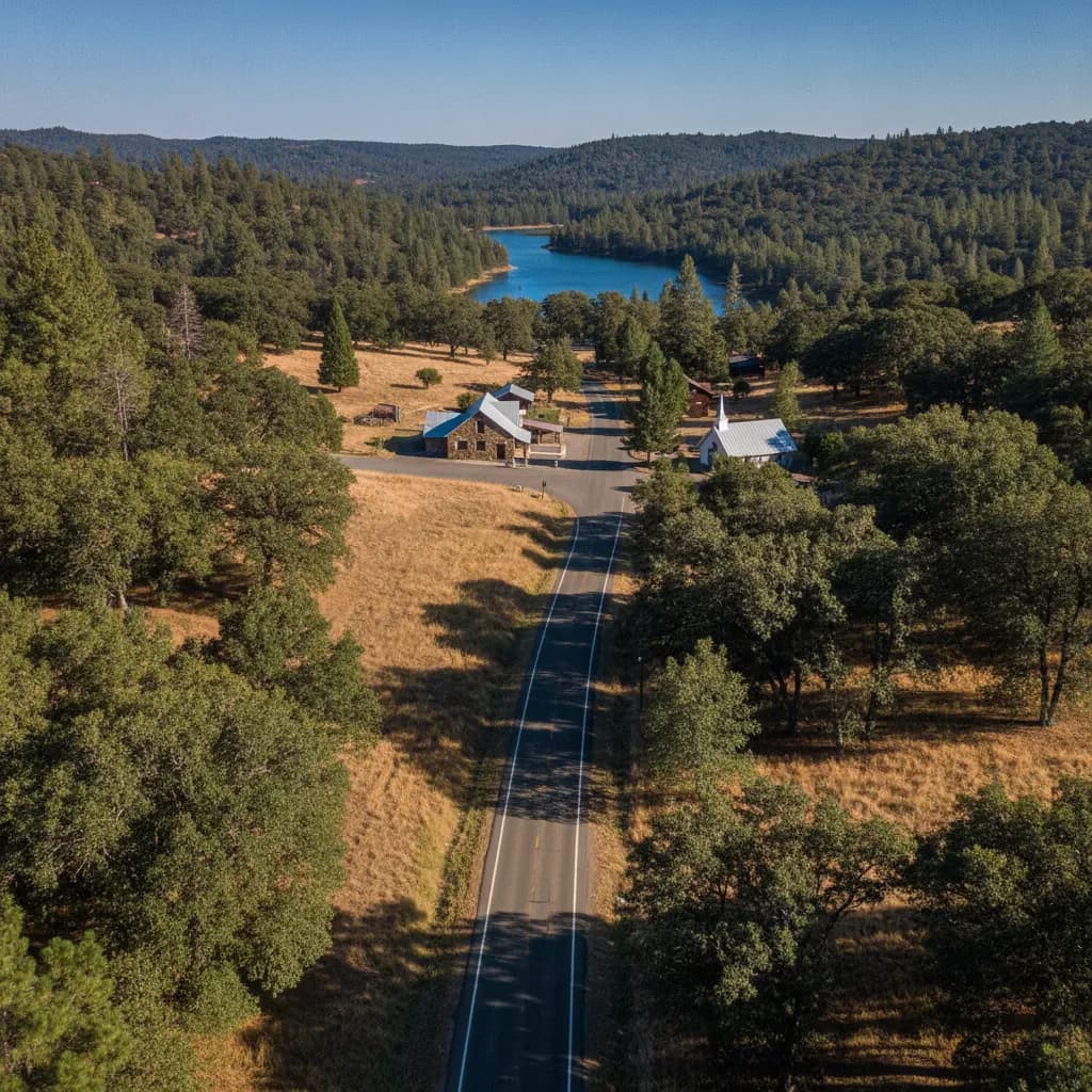 View of Auburn Lake Trails, CA