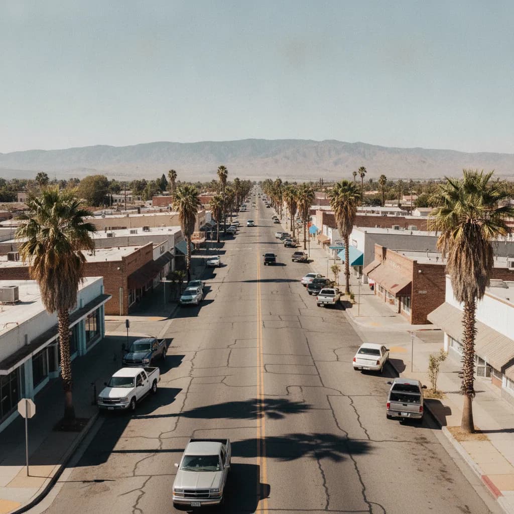 View of Avenal, CA
