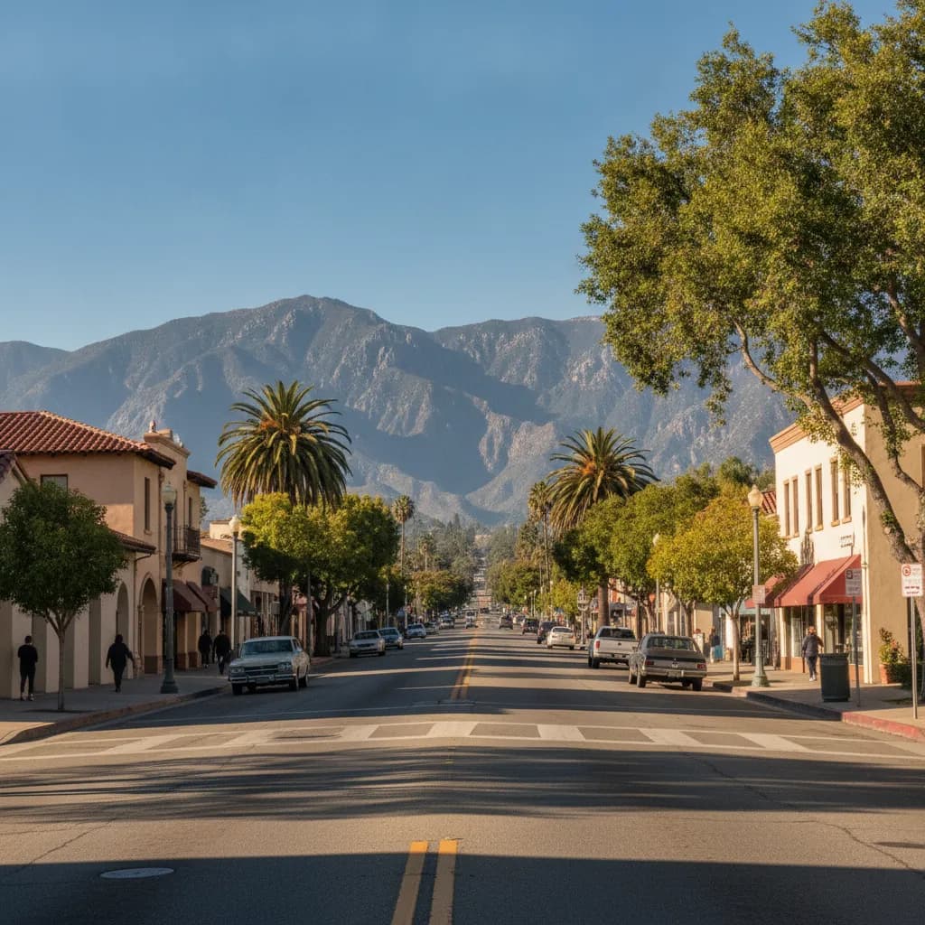View of Azusa, CA
