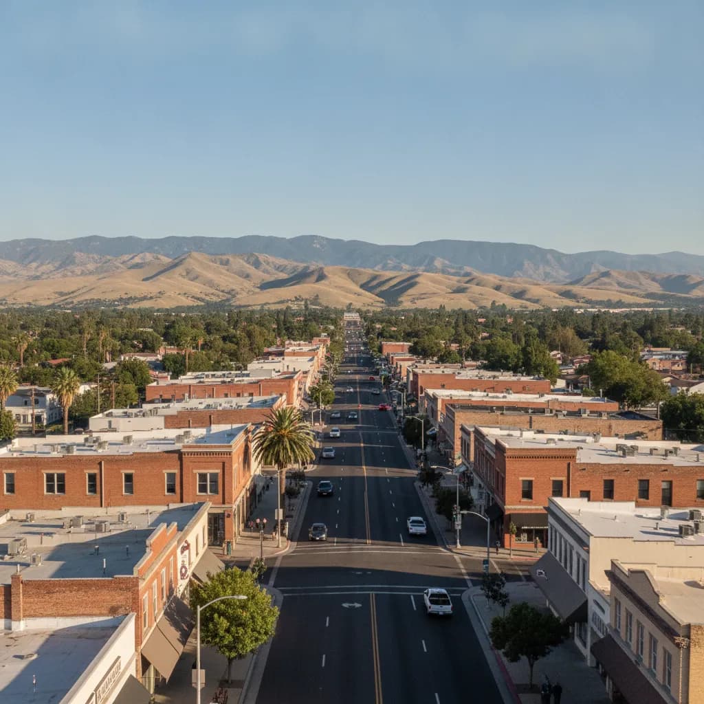 View of Bakersfield, CA