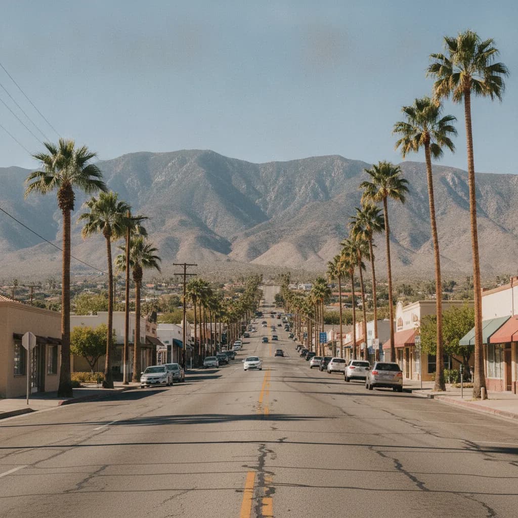 View of Banning, CA