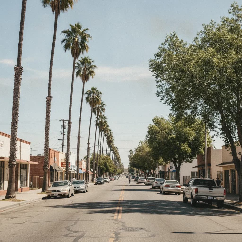 View of Bell Gardens, CA