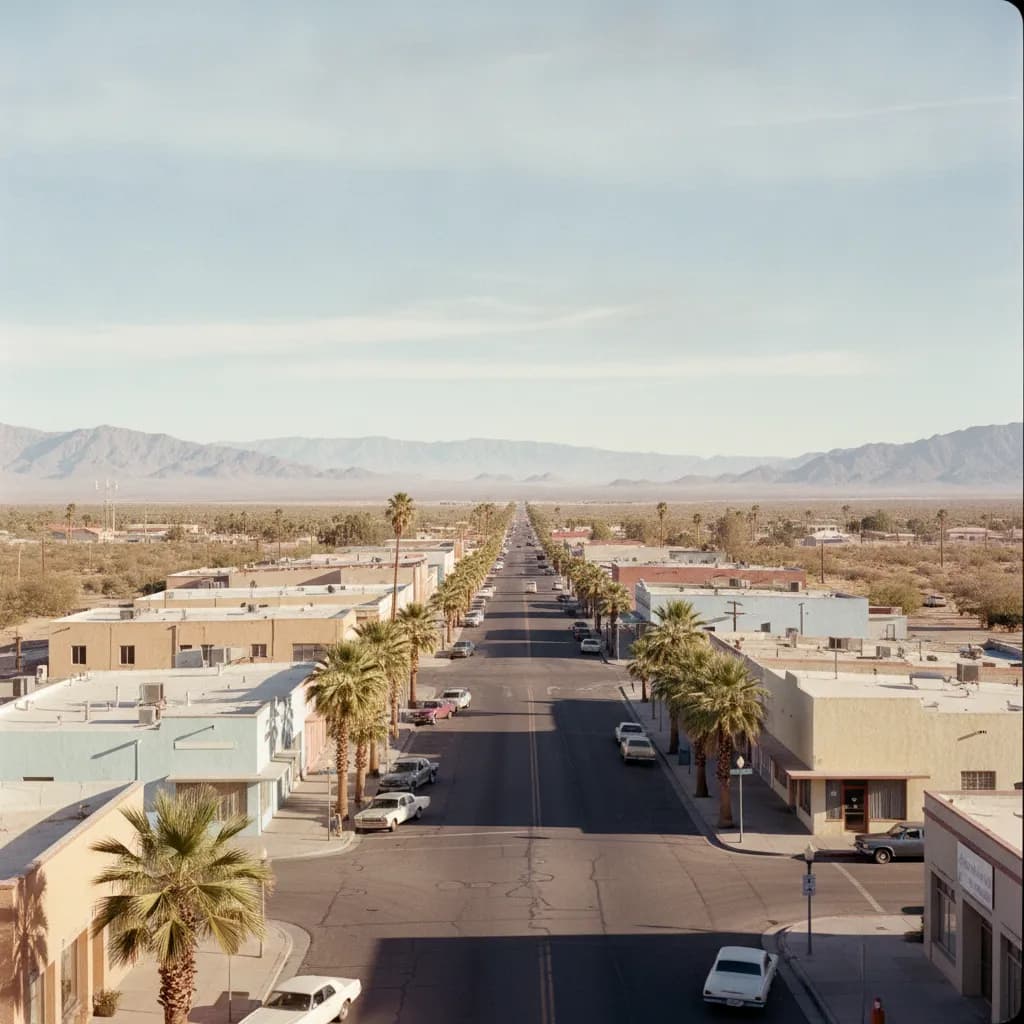 View of Blythe, CA