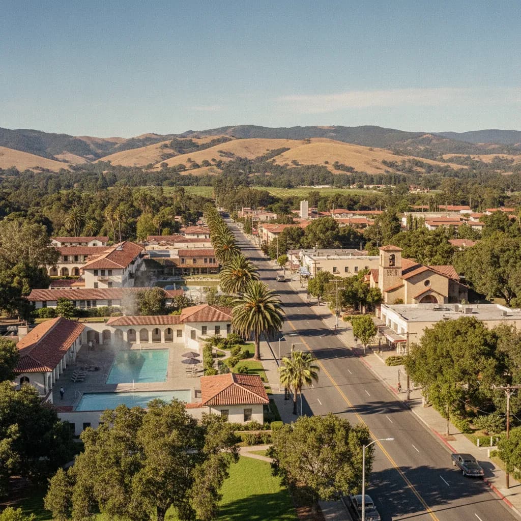 View of Boyes Hot Springs, CA
