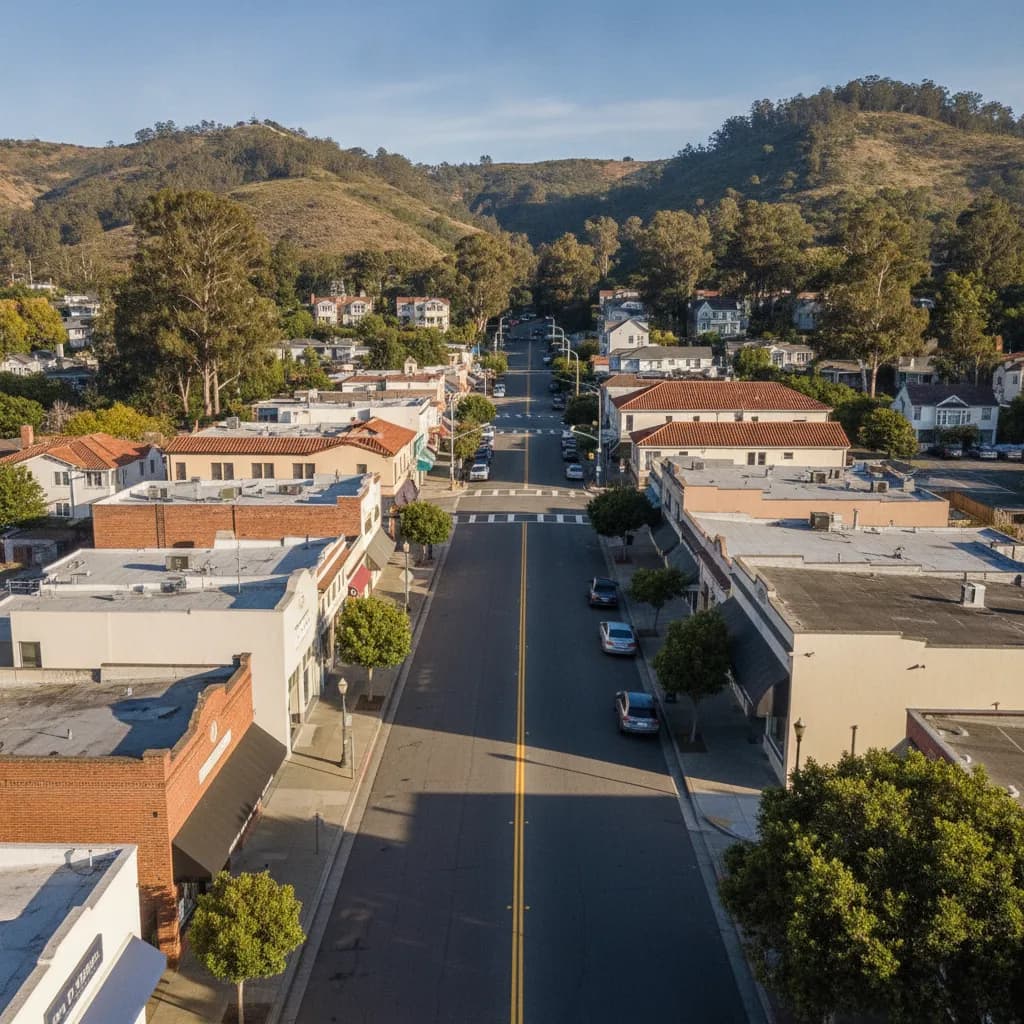 View of Brisbane, CA