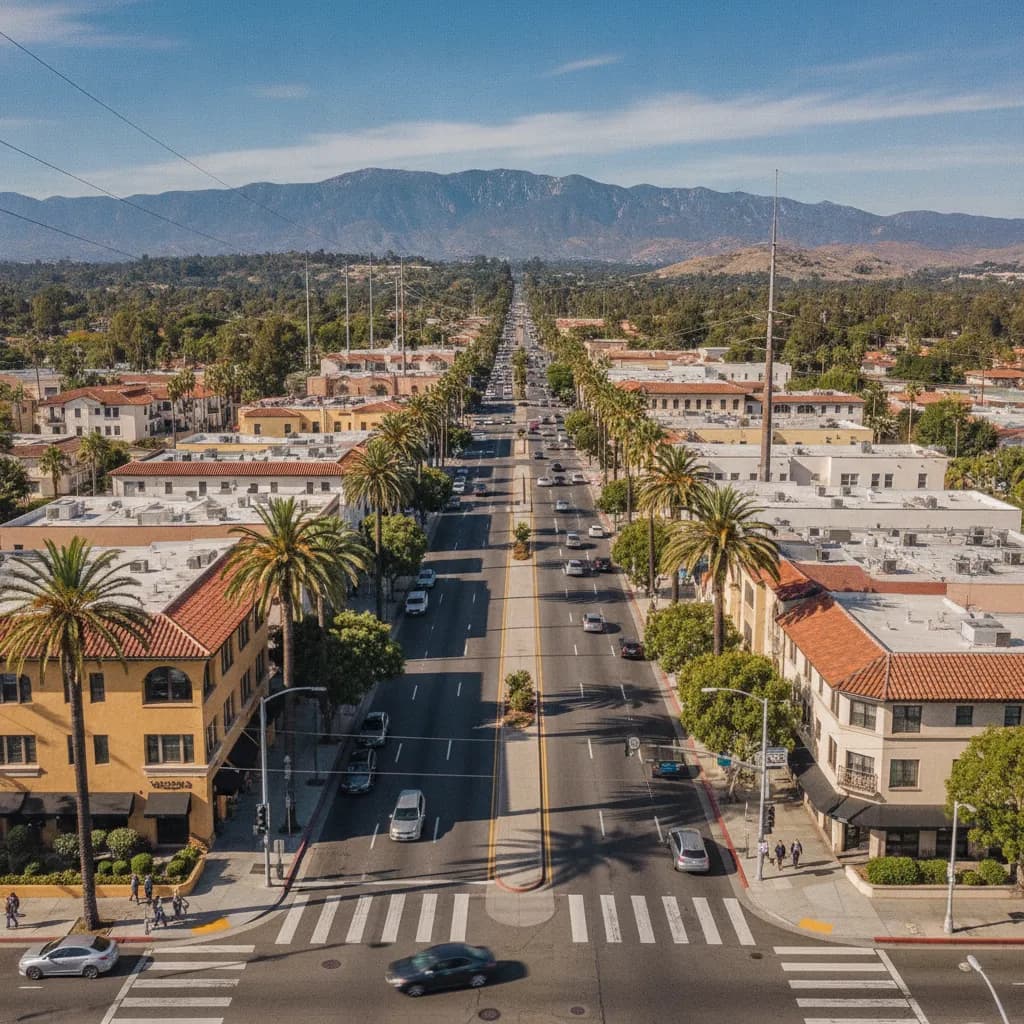 View of Burbank, CA