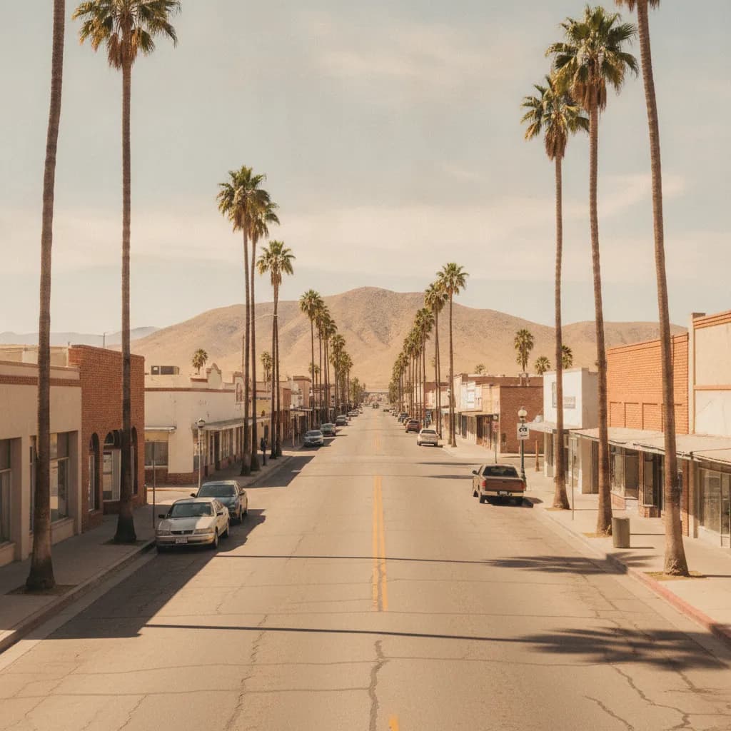 View of Calexico, CA
