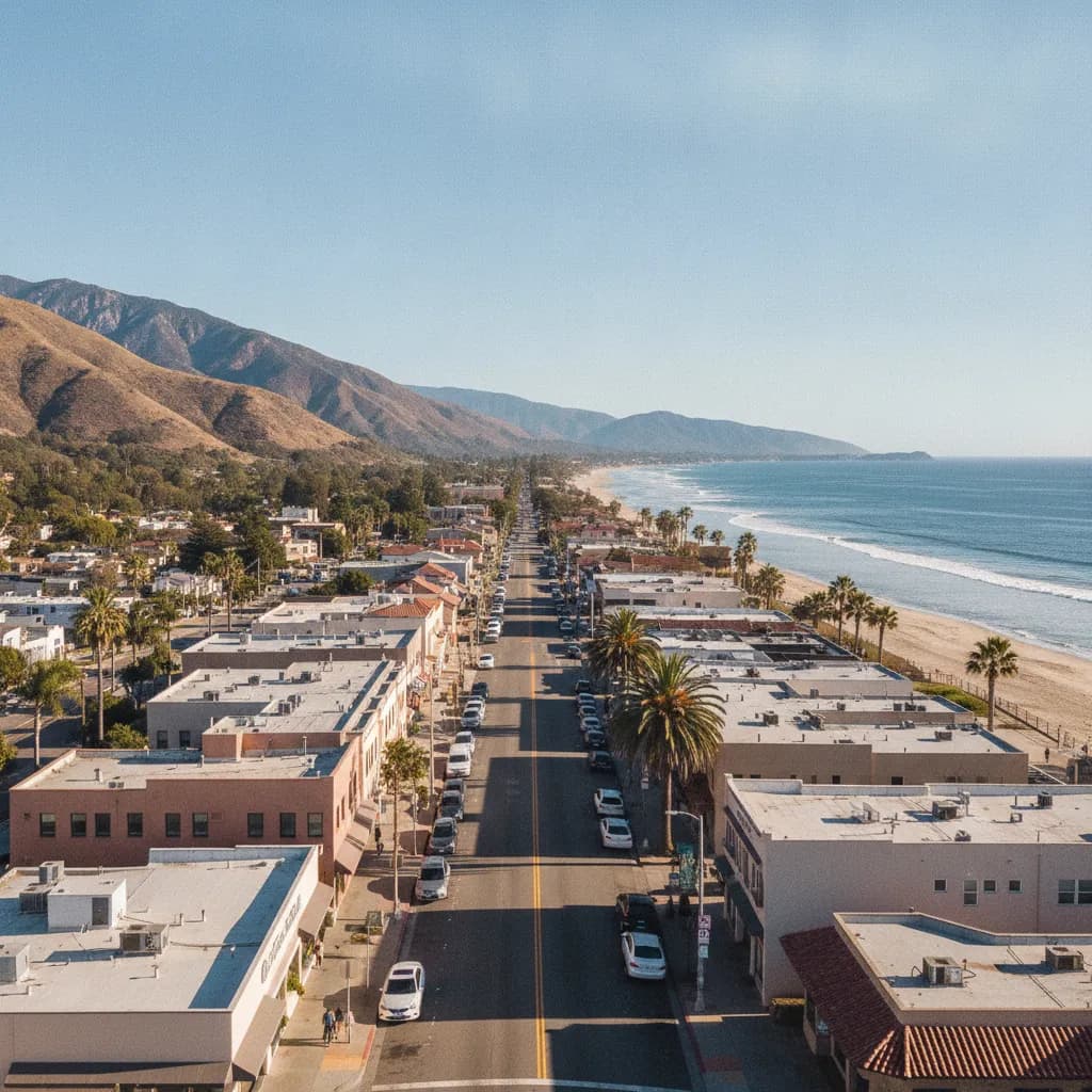 View of Carpinteria, CA