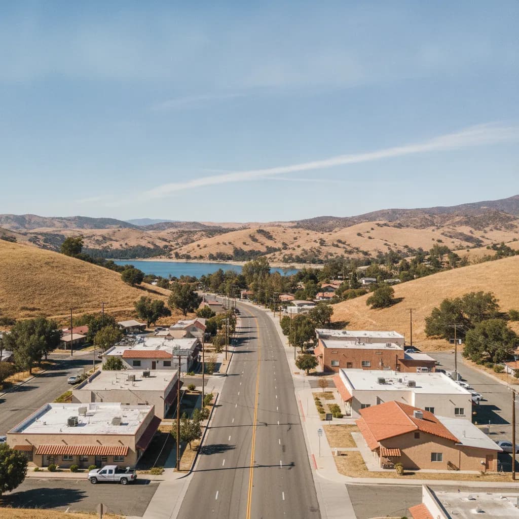 View of Castaic, CA